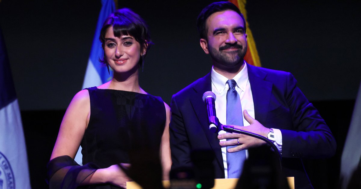 Młody burmistrz Nowego Jorku poznał żonę na aplikacji. Bronił jej przed hejterami