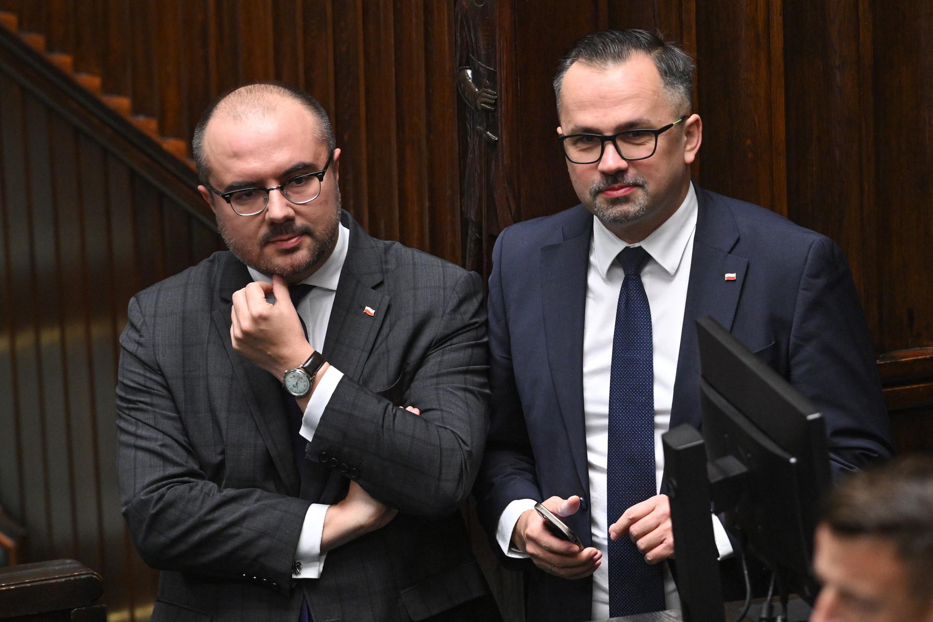 Paweł Jabłoński i Marcin Horała