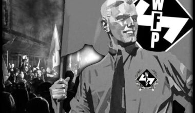 Kibice Śląska promują marsz... motywem z nazistowskiego plakatu