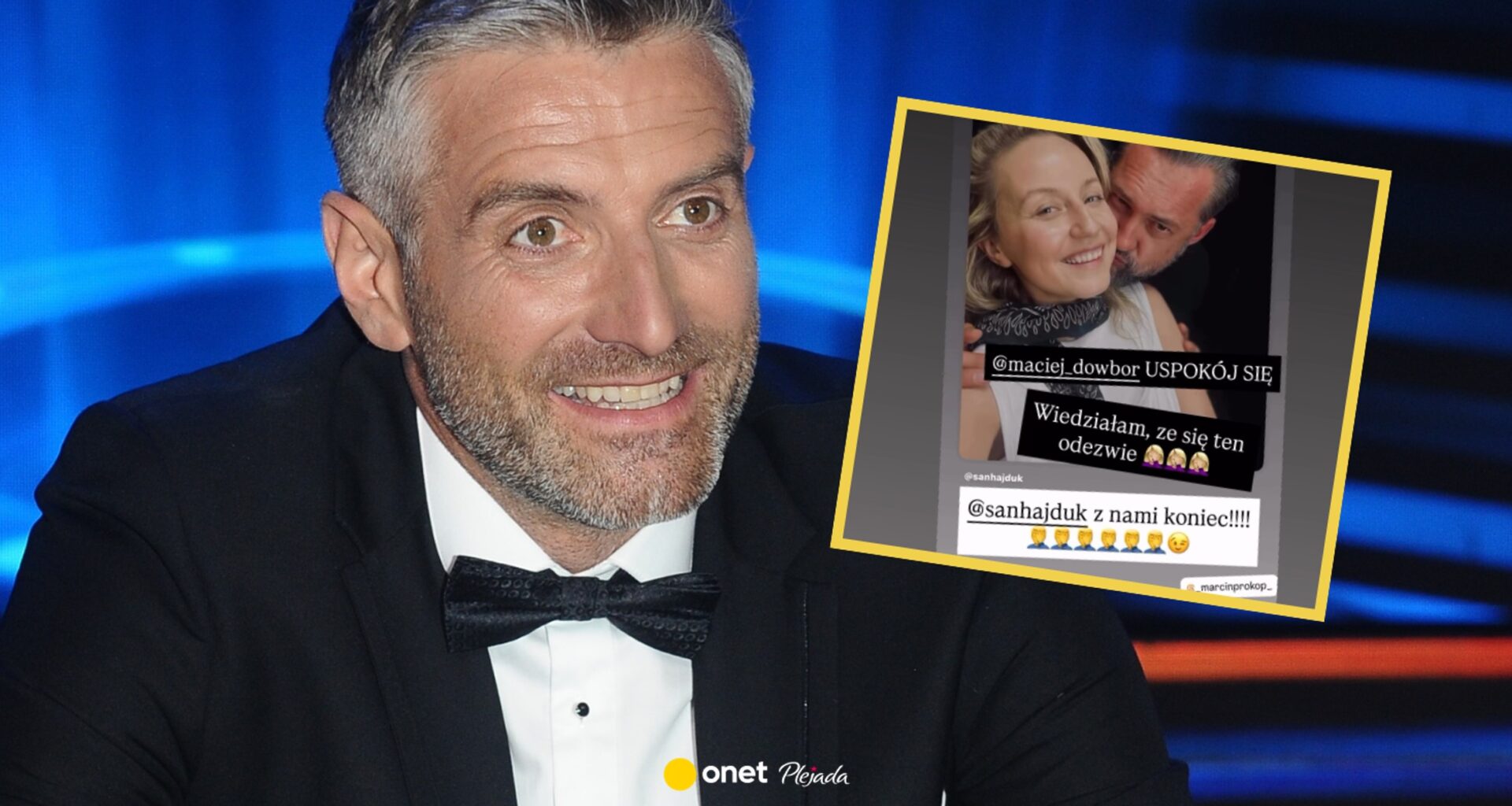 Maciej Dowbor "obraził się" na Sandrę Hajduk po tym zdjęciu. "Z nami koniec"