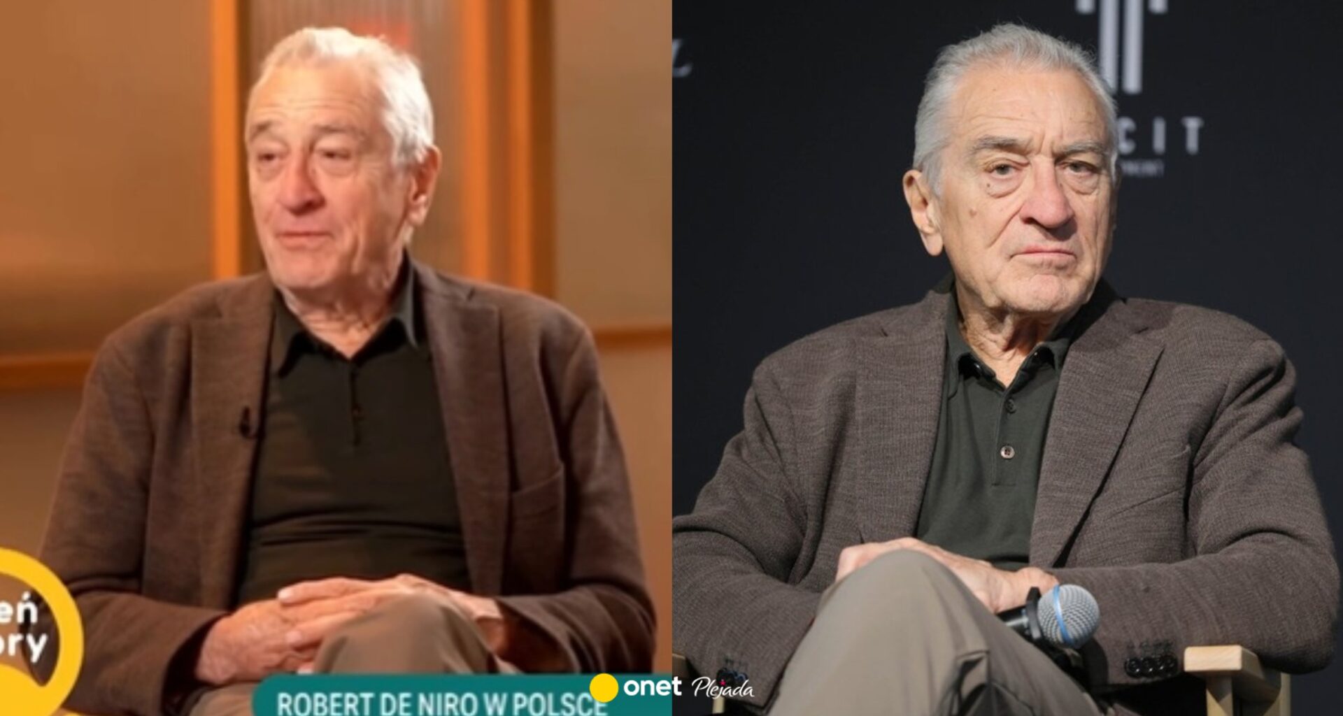 Robert De Niro prosto z Rzymu zawitał do Polski. Ujawnił kulisy pobytu