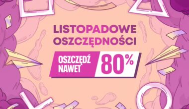 Listopadowa promocja na gry z PS5 i PS4. 2678 produkcji w lepszych cenach