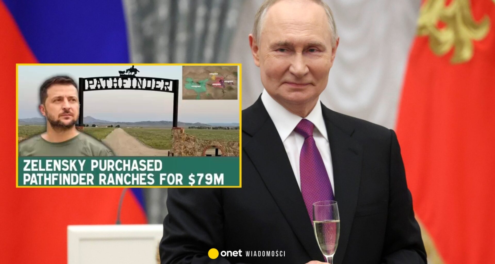 Zełenski w roli amerykańskiego ranczera. W tle "cypryjska spółka" i miliony dolarów