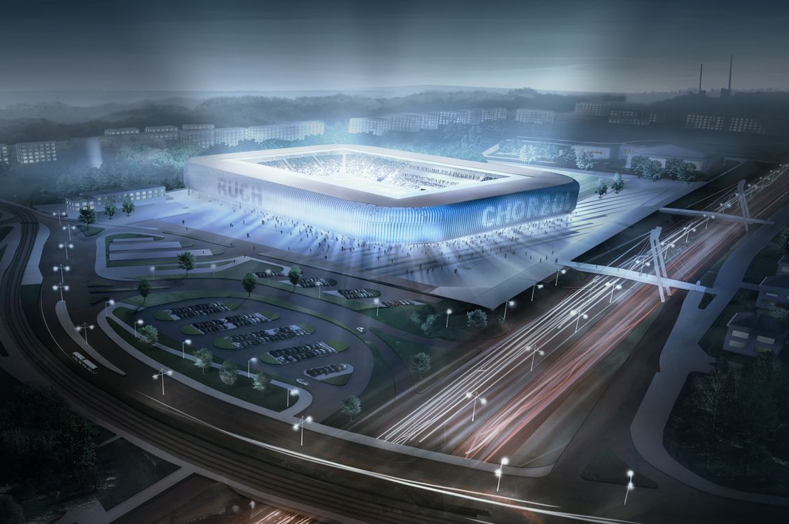 Będzie nowy stadion Ruchu Chorzów. Znamy jego pojemność