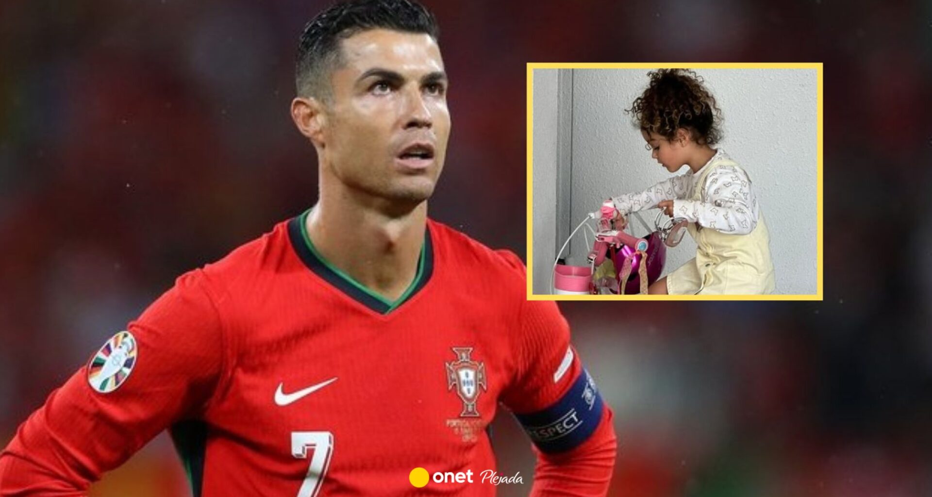 Cristiano Ronaldo pokazał córkę, a w sieci zawrzało. "Co to są za buty?"