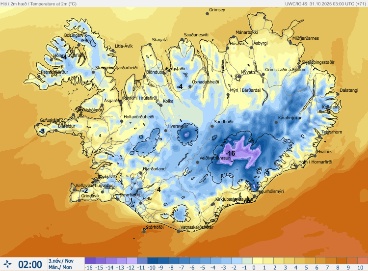 Źródło: Veðurstofa Íslands
