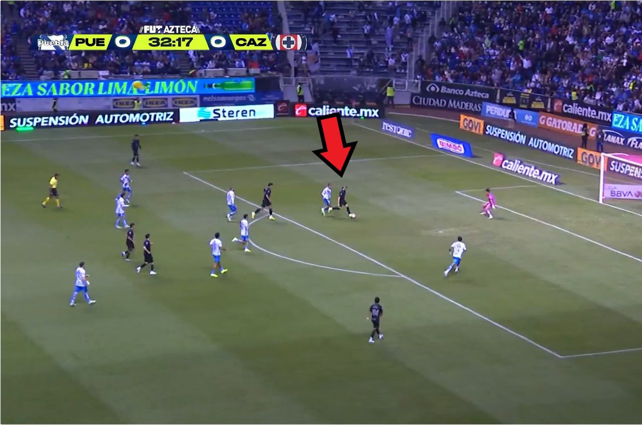 Była 33. minuta. Wtedy do akcji wkroczył polski piłkarz