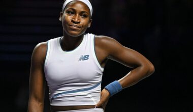 Dwa sety w meczu Coco Gauff. Kolejna tenisistka odpadła z WTA Finals
