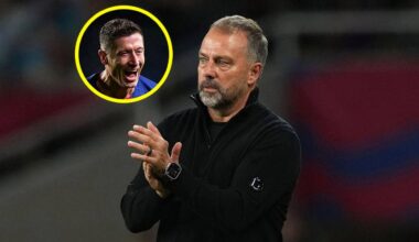 Trzy gole Lewandowskiego. Flick reaguje