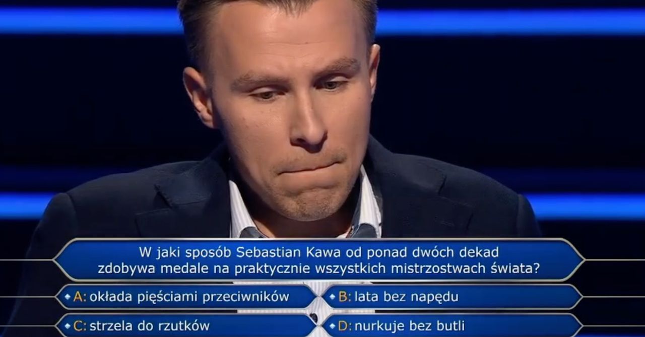 Wygrał milion w "Milionerach". Takie miał pytanie za 50 tys. złotych