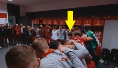 Pokazali film z szatni kadry. Kibice zgodni. "Przyszły kapitan" - SportoweFakty