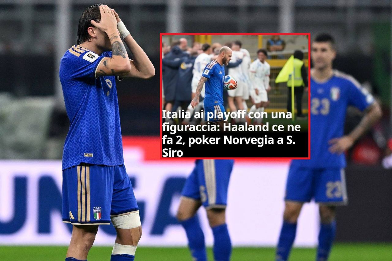 "Cóż za kompromitacja". Od rana we Włoszech gorąco po meczu - SportoweFakty