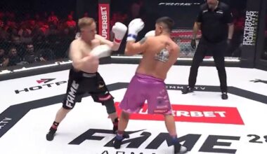 Debiut "Waldusia" w FAME trwał chwilę. Błyskawiczny nokaut