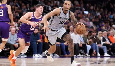 Zatrzymano Spurs, Sochan na minusie