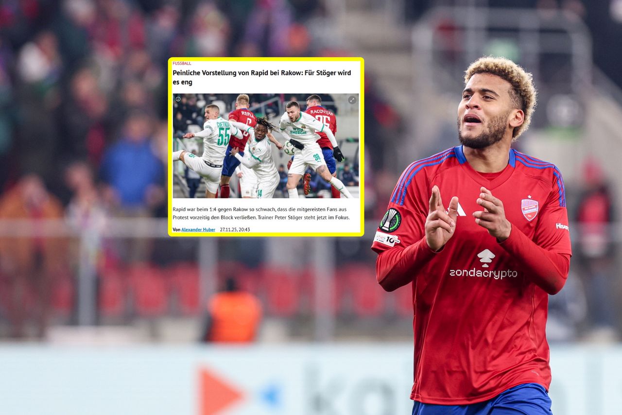 W Austrii burza po meczu Rakowa