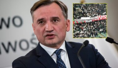 Wulgarny transparent na stadionie Legii. Pojawił się tuż za bramką