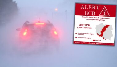 Potężne opady śniegu. RCB wydało ostrzeżenia dla dziewięciu województw - Wiadomości - Onet