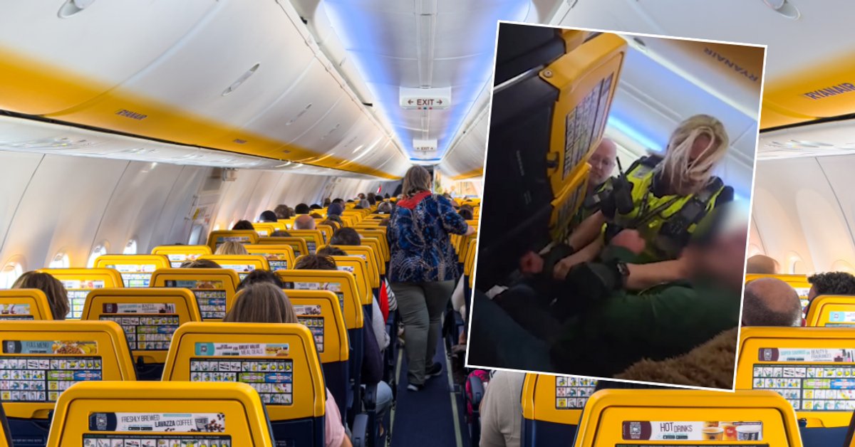 Lecieli z Krakowa do Bristolu. Na pokład musiała wkroczyć policja