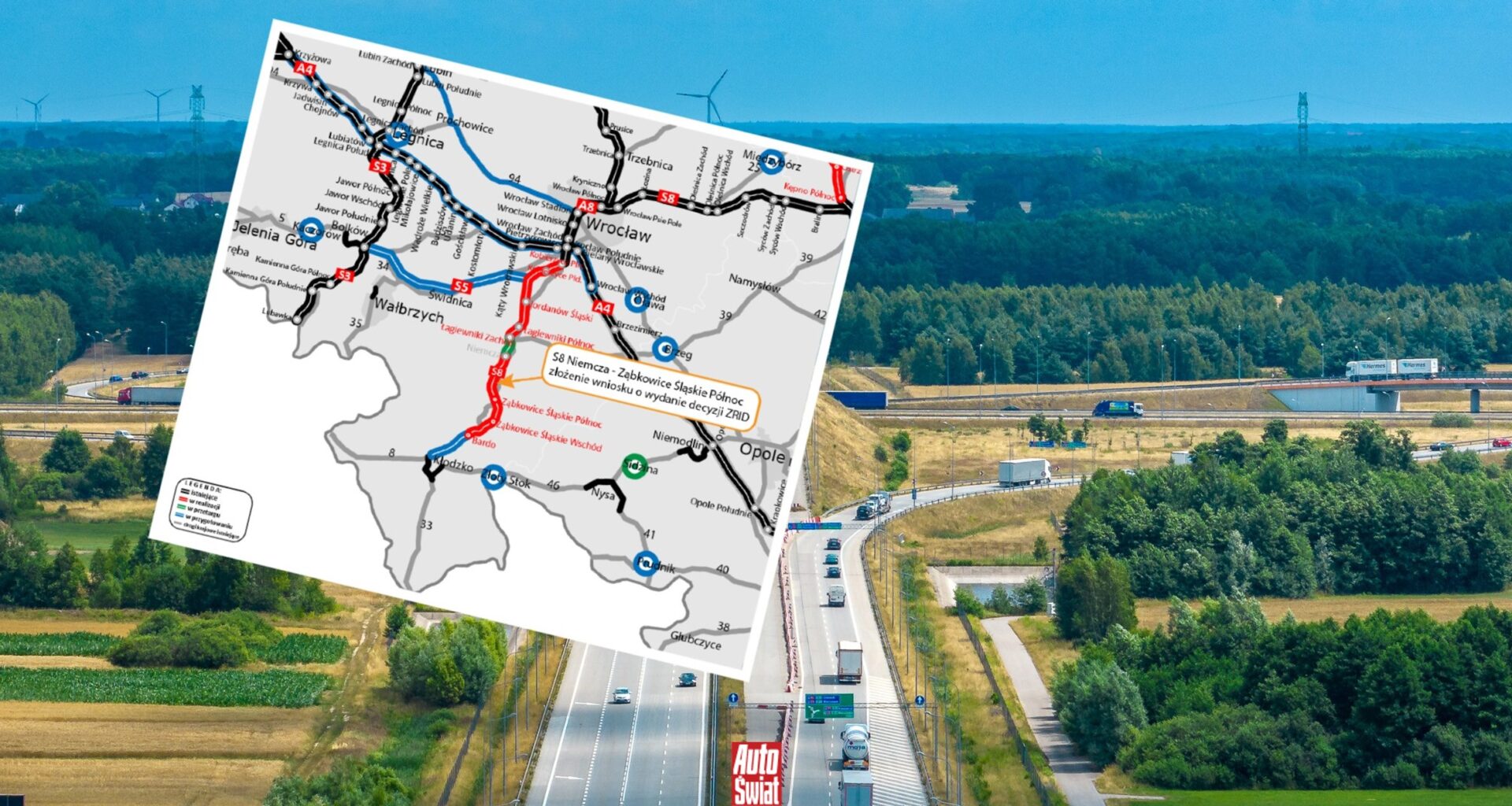 Kiedy będzie gotowa droga S8 do Kłodzka? GDDKiA podaje. 5 odcinków w realizacji