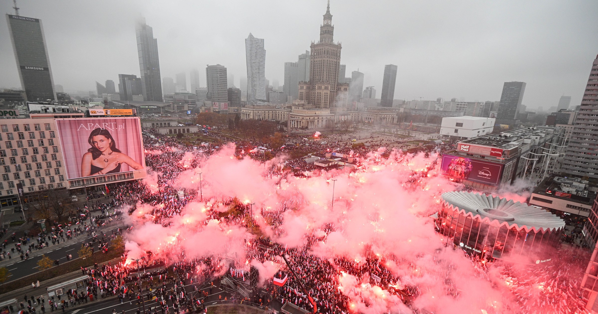 Marsz Niepodległości w Warszawie