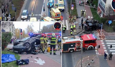 Poważny wypadek w Pruszkowie. Rannych co najmniej siedem osób, w tym dzieci