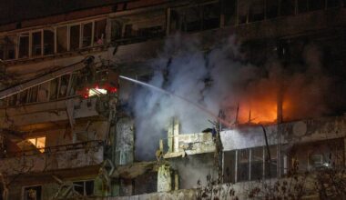 Rosyjskie drony uderzyły na Kijów. W mieście wybuchły pożary - Onet