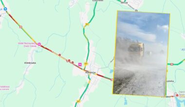 Potężna zamieć śnieżna na Podkarpaciu. Wiatr spycha ciężarówki do rowów - onet.pl