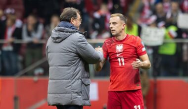 Młodzieżowa reprezentacja Polski przed meczem z Włochami w Szczecinie