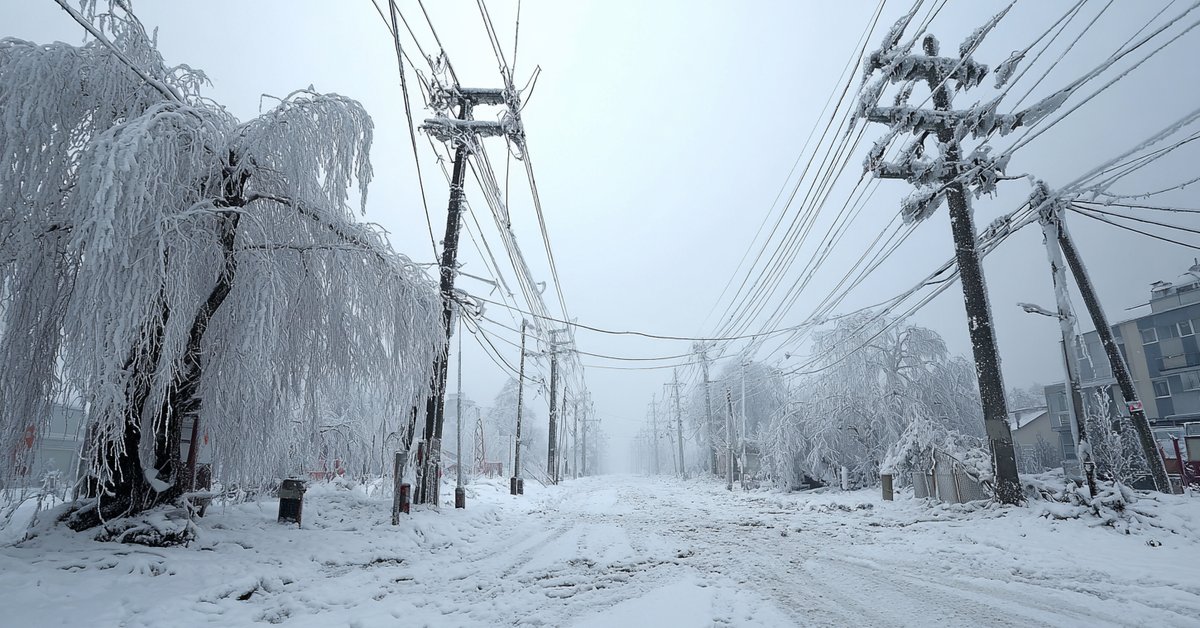 Śnieżyce paraliżują linie energetyczne