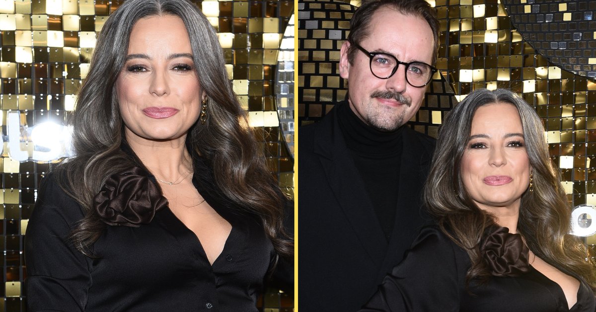 Anna Mucha zabrała partnera na czerwony dywan. Zapozowali w objęciach - Onet