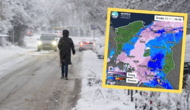 Niespokojne godziny w sporej części Polski. Śnieżyca i deszcz to nie wszystko
