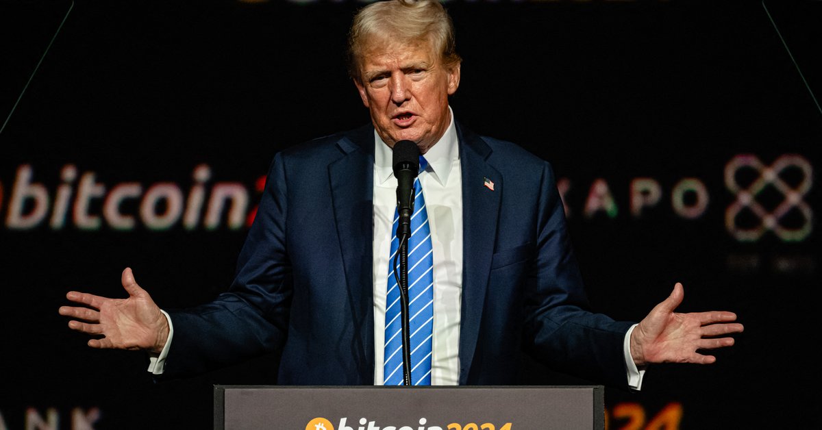 Eric i Donald Jr, synowie prezydenta Donalda Trumpa, podczas panelu Bitcoin Conference. Las Vegas, 28 maja 2025 r.