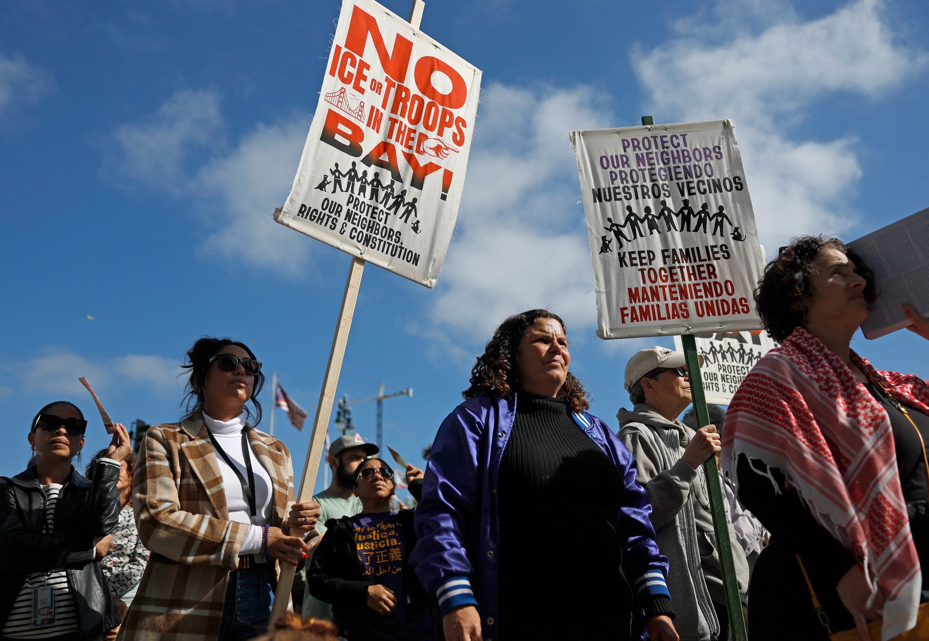 Protest przeciwko polityce Donalda Trumpa, San Francisco, 23 października 2025 r.