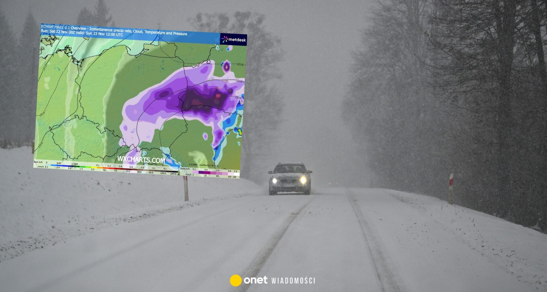 Kolejna śnieżyca wtargnie do Polski. Śnieg zasypie nowe regiony