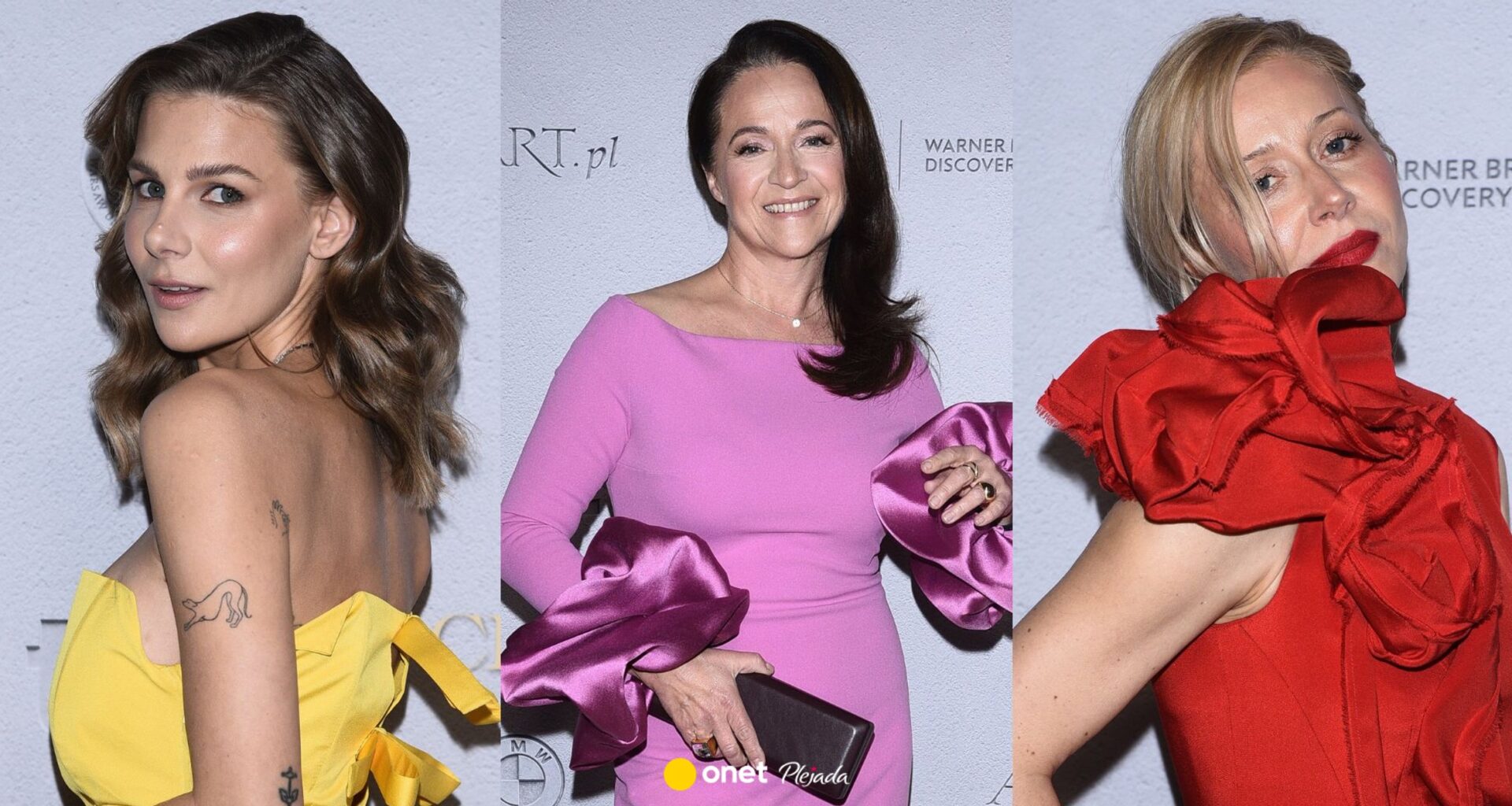 Wśród bieli i czerni to one były tęczą na wielkim balu TVN. Feeria barw u gwiazd - Plejada