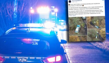 Pościg zakończony rozbiciem radiowozu. Policjanci zatrzymali 34-latka - Onet