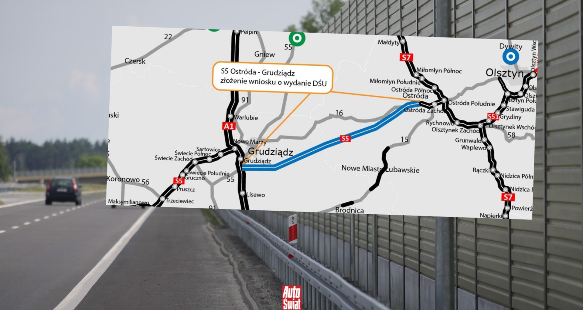 Droga ekspresowa S5. Ważny krok w sprawie trasy, która połączy autostradę A1 z drogą S7