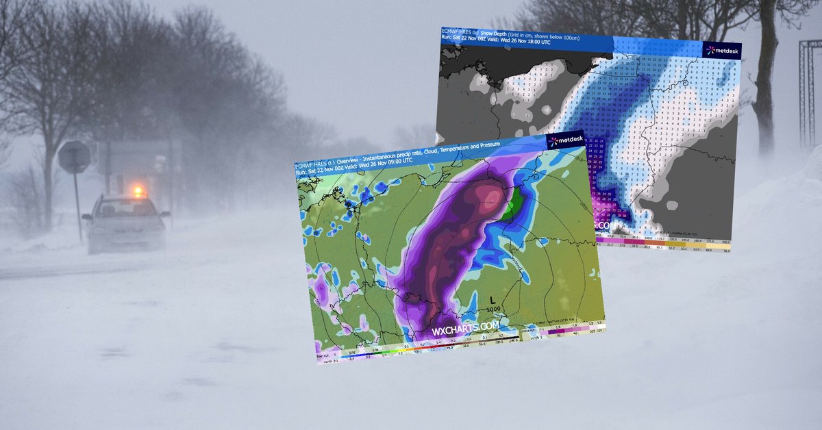 W środę przez kraj przetoczy się śnieżyca