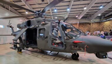 Pierwszy przekazany Wojsku Polskiemu  AW149 wyprodukowany w Polsce.