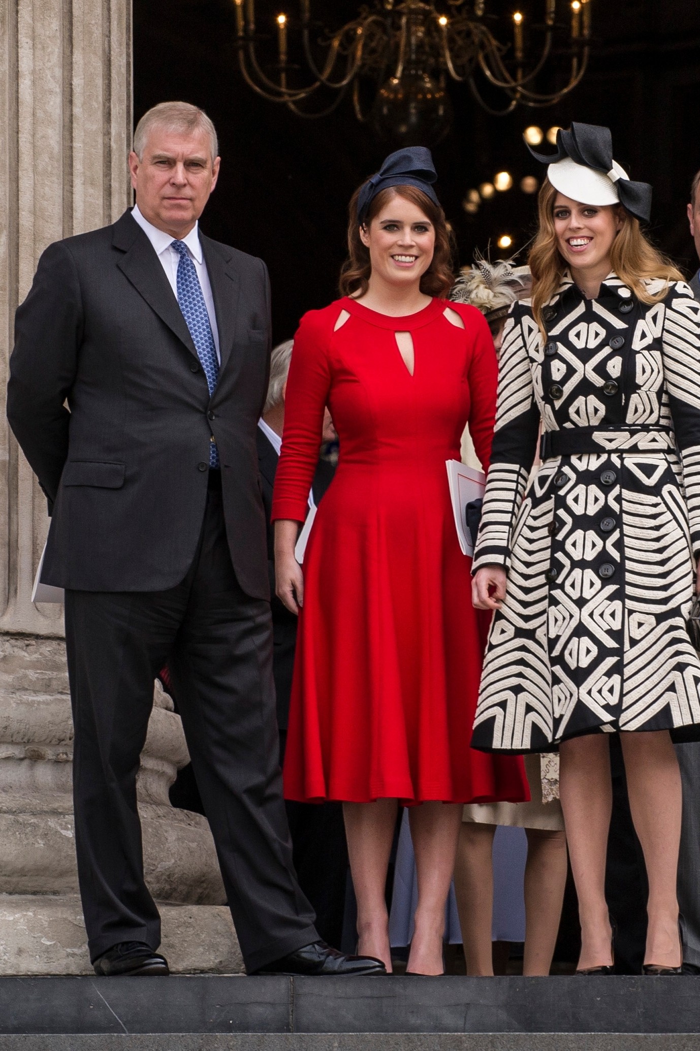 Andrzej Mountbatten-Windsor z córkami