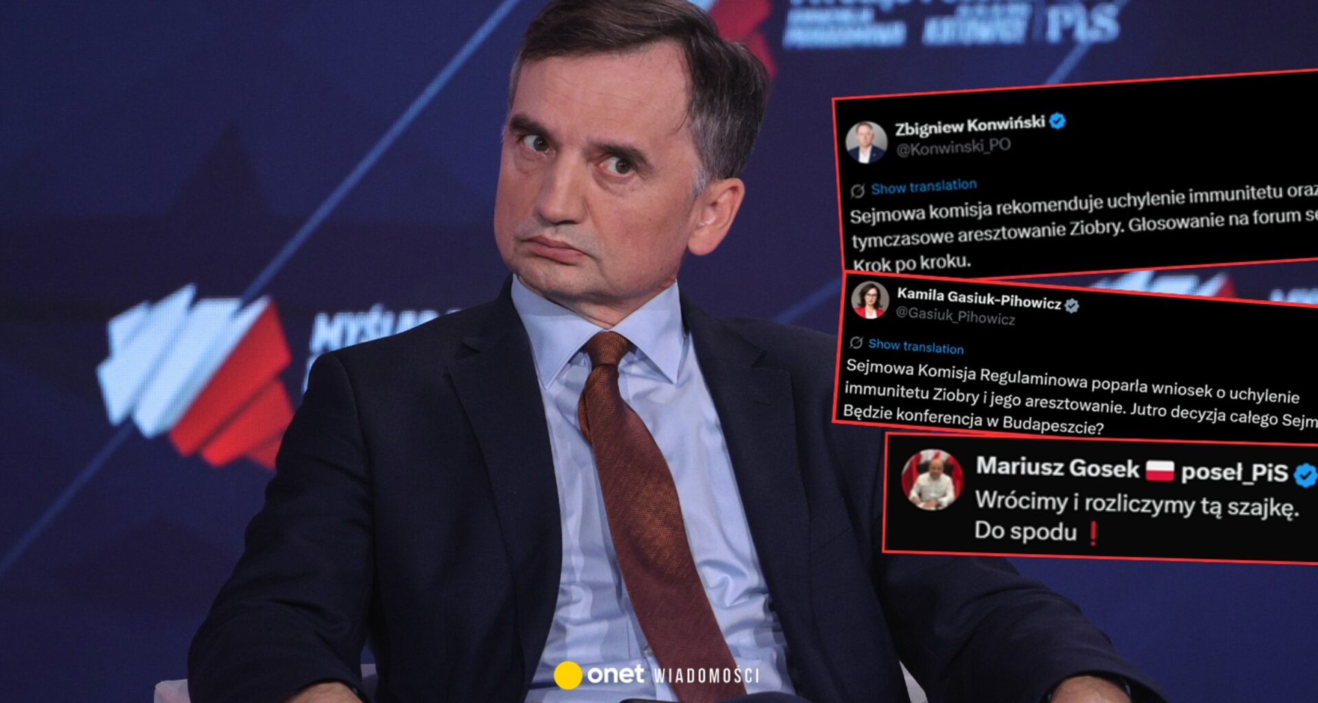 "Koniec bezkarności". W sieci wrze po decyzji komisji w sprawie Ziobry