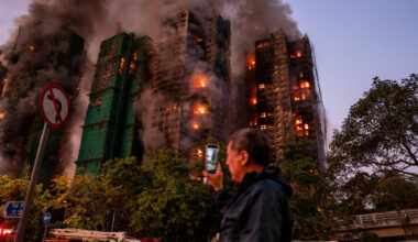 Dziesiątki zabitych i rannych, setki uwięzionych. Przerażający pożar w Hongkongu