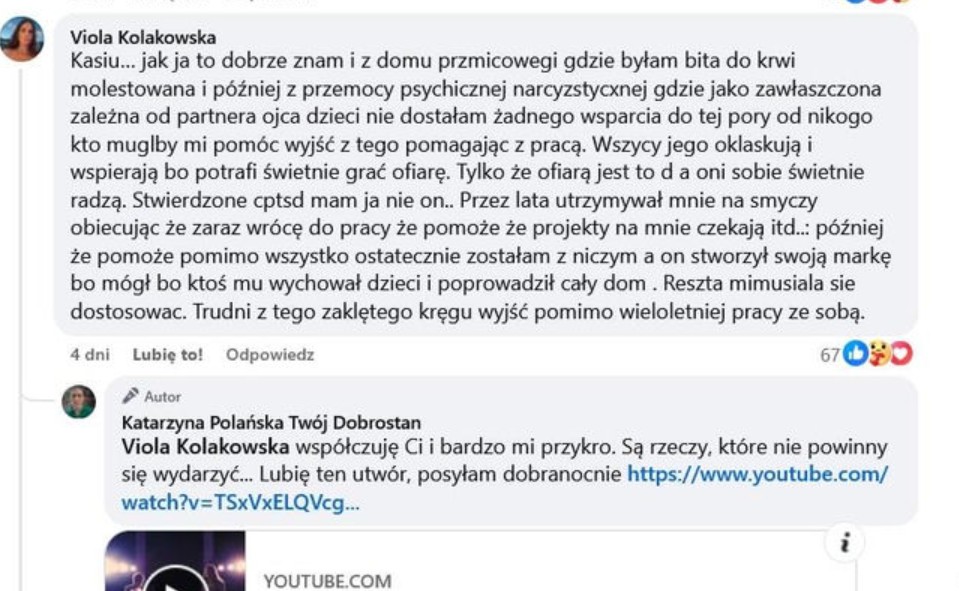 Wpis Violi Kołakowskiej