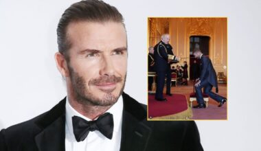 Król Karol III sięgnął po miecz. Sir David Beckham oficjalnie z tytułem szlacheckim