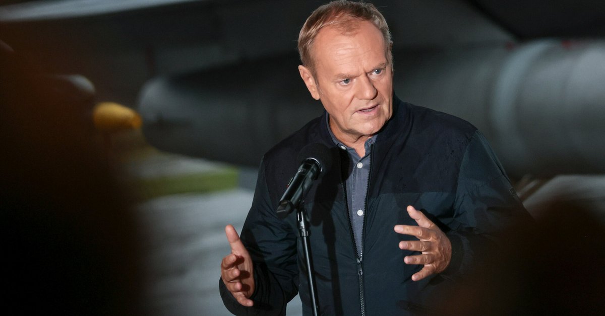 Donald Tusk pokazał zniszczone rosyjskie drony. Zamieścił nagranie - Onet
