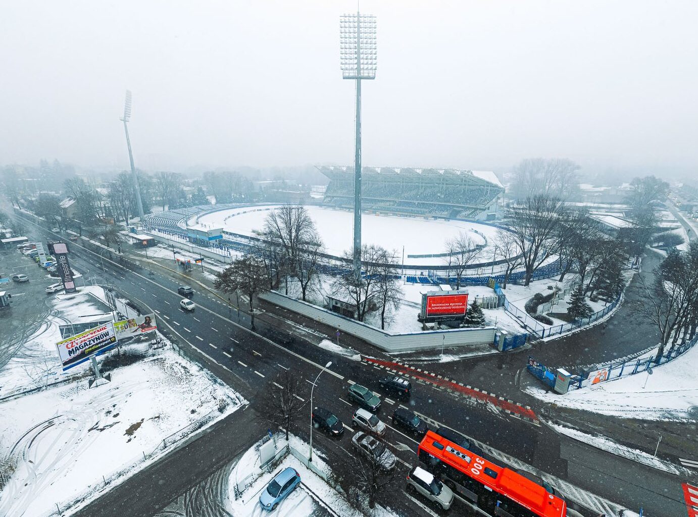 Debiut Piszczka w GKS Tychy zagrożony. Śnieg paraliżuje Rzeszów