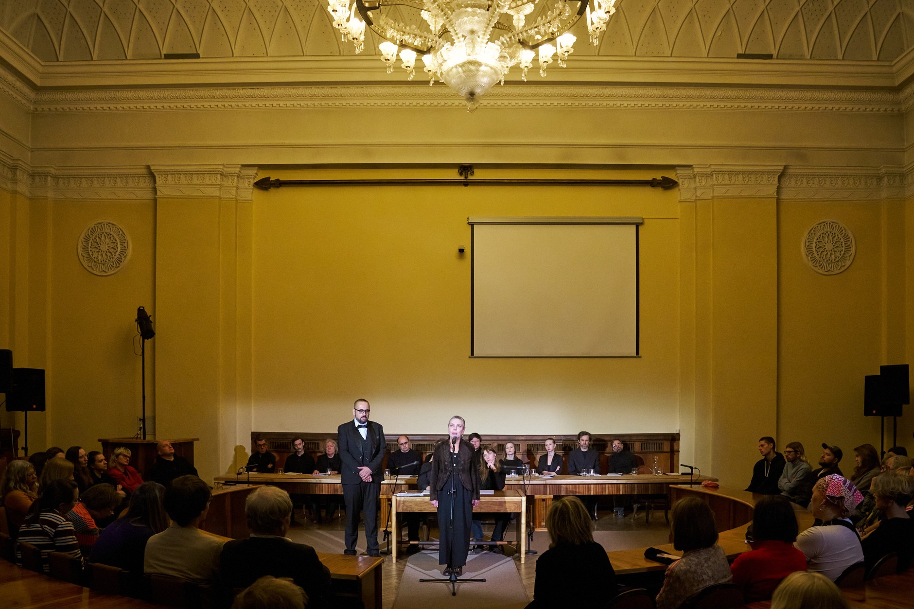 Magdalena Kuta jako Gisèle Pelicot w "Procesie Pelicot"