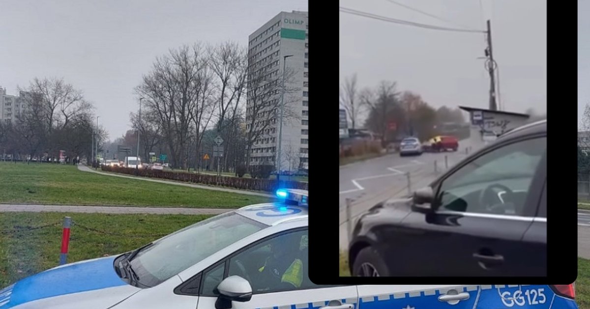 Policyjny pościg ulicami Krakowa. Padły strzały, jest nagranie z akcji
