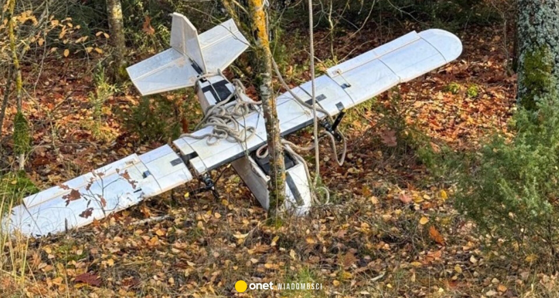 Straż graniczna natrafiła na drona z Białorusi. W środku setki paczek
