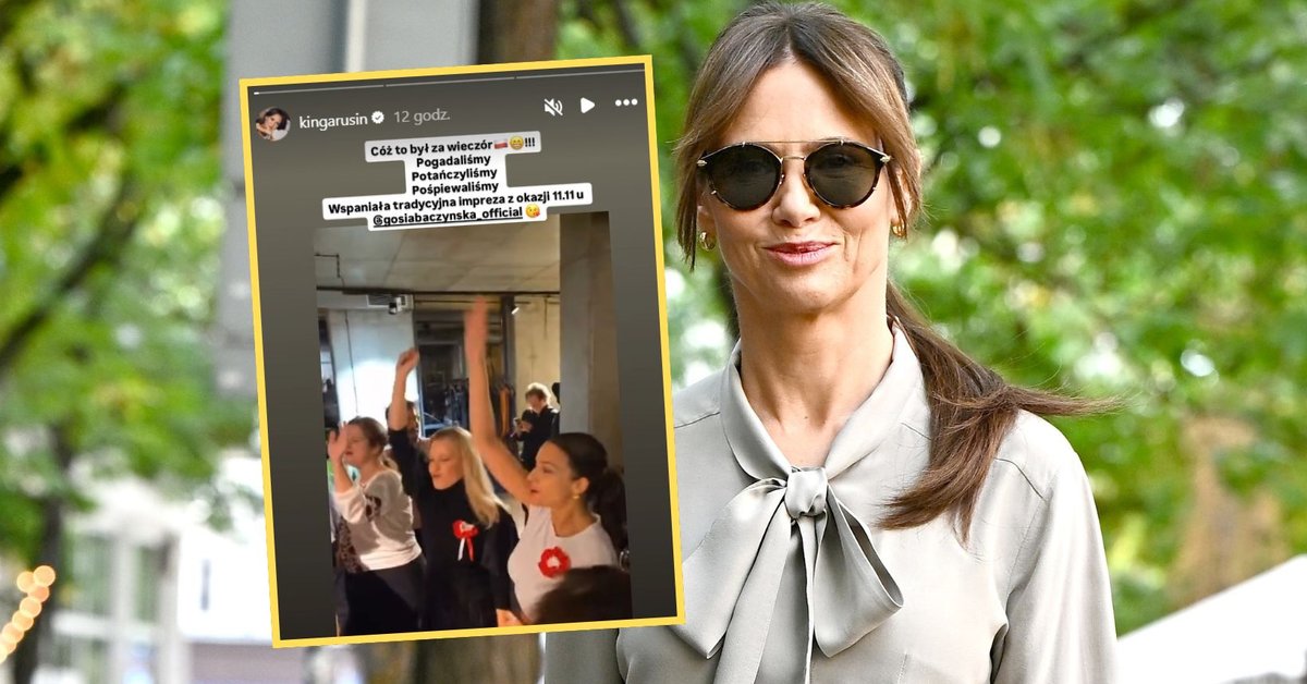 Screeny z instagramowej relacji Kingi Rusin